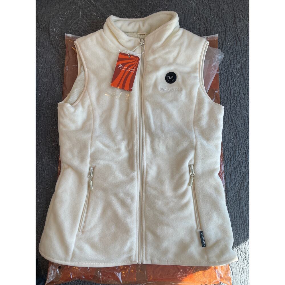 Venustas fleece heated vest for women. NO CHARGER